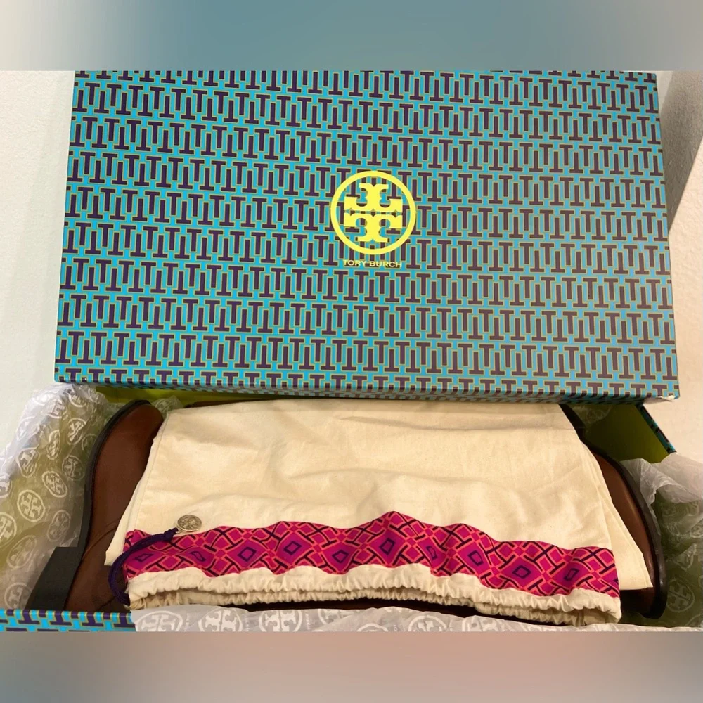 Tory Burch Tall Brown Adeline 20mm riding boots size 9 ๐ค๐๐ผ - Picture 10 of 13